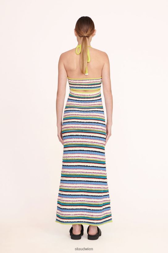 Frauen Annabella-Kleid Pazifisches Riff 466Z591 STAUD Kleidung