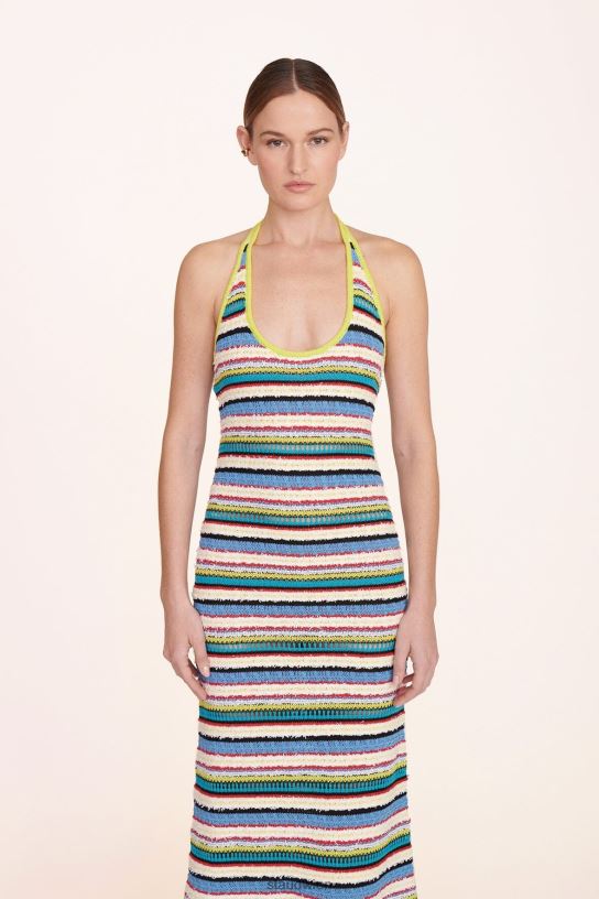 Frauen Annabella-Kleid Pazifisches Riff 466Z591 STAUD Kleidung