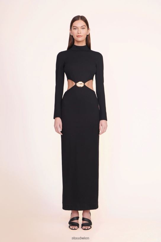 Frauen Arlette-Kleid Schwarz 466Z183 STAUD Kleidung
