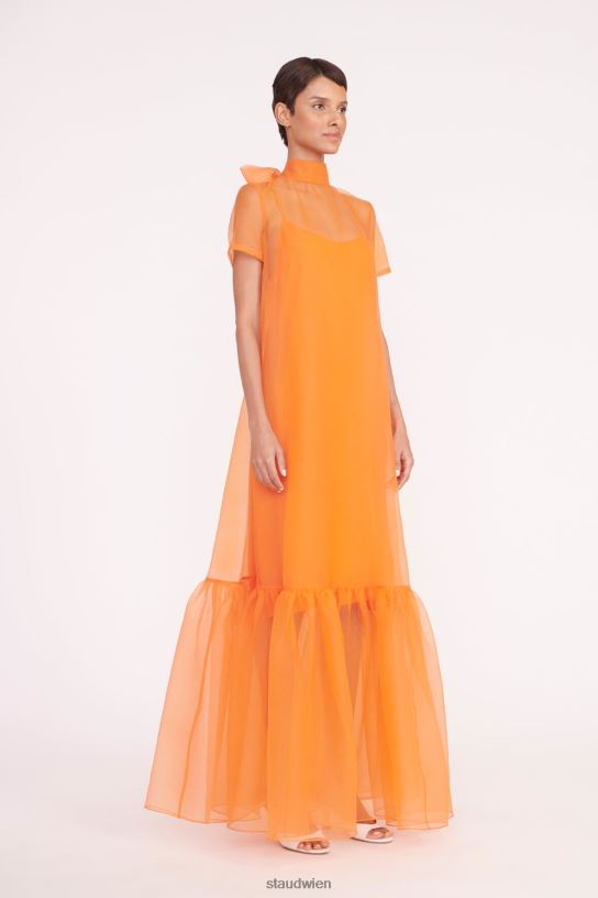 Frauen Calluna-Kleid Nektarine 466Z84 STAUD Kleidung
