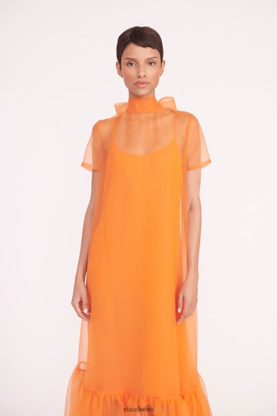Frauen Calluna-Kleid Nektarine 466Z84 STAUD Kleidung