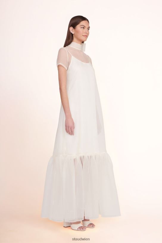 Frauen Calluna-Kleid Weiss 466Z83 STAUD Kleidung