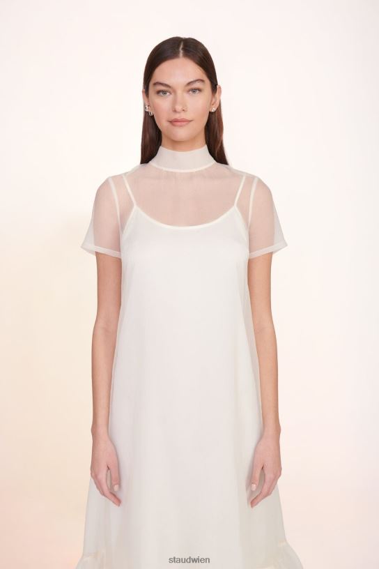 Frauen Calluna-Kleid Weiss 466Z83 STAUD Kleidung