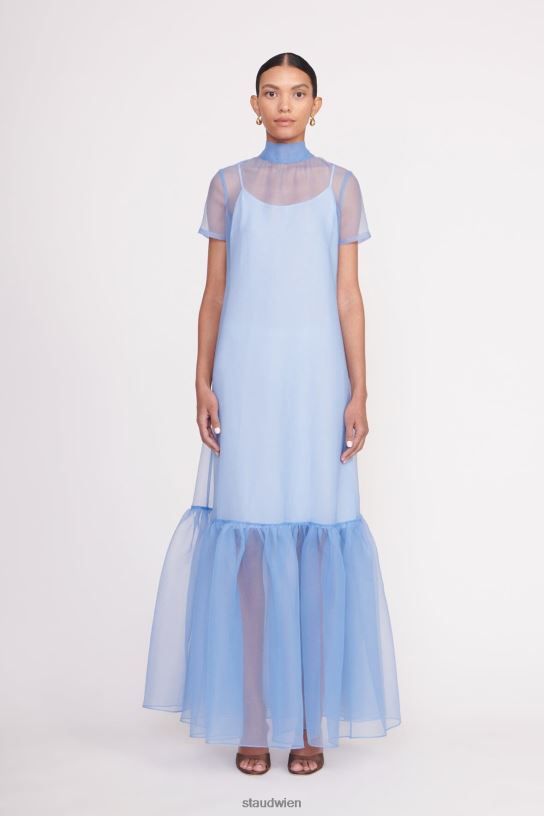 Frauen Calluna-Kleid französisches Blau 466Z78 STAUD Kleidung