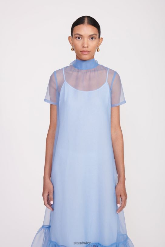 Frauen Calluna-Kleid französisches Blau 466Z78 STAUD Kleidung
