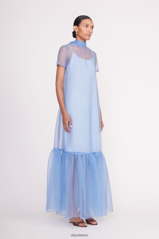 Frauen Calluna-Kleid französisches Blau 466Z78 STAUD Kleidung