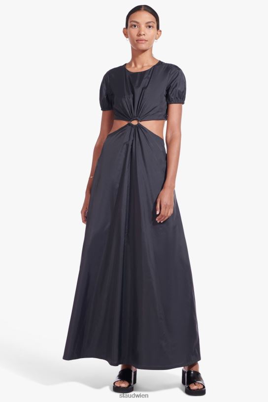 Frauen Calypso-Kleid Schwarz 466Z313 STAUD Kleidung