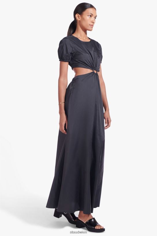 Frauen Calypso-Kleid Schwarz 466Z313 STAUD Kleidung