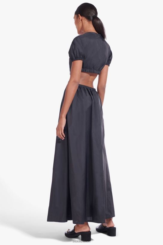 Frauen Calypso-Kleid Schwarz 466Z313 STAUD Kleidung