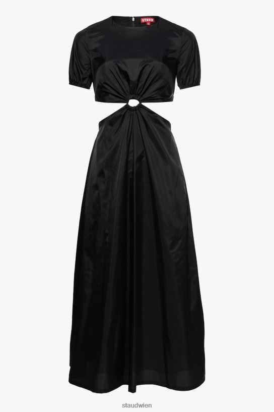 Frauen Calypso-Kleid Schwarz 466Z313 STAUD Kleidung