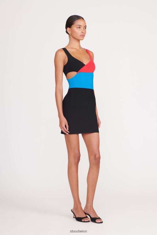 Frauen Cassandra-Kleid Marmorwelle 466Z25 STAUD Kleidung