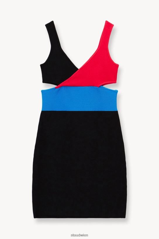 Frauen Cassandra-Kleid Marmorwelle 466Z25 STAUD Kleidung