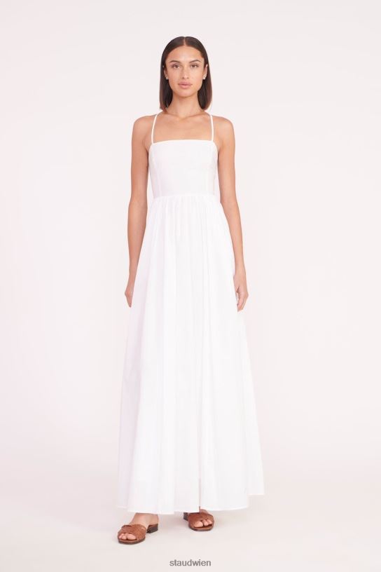 Frauen Courtney-Kleid Weiss 466Z41 STAUD Kleidung