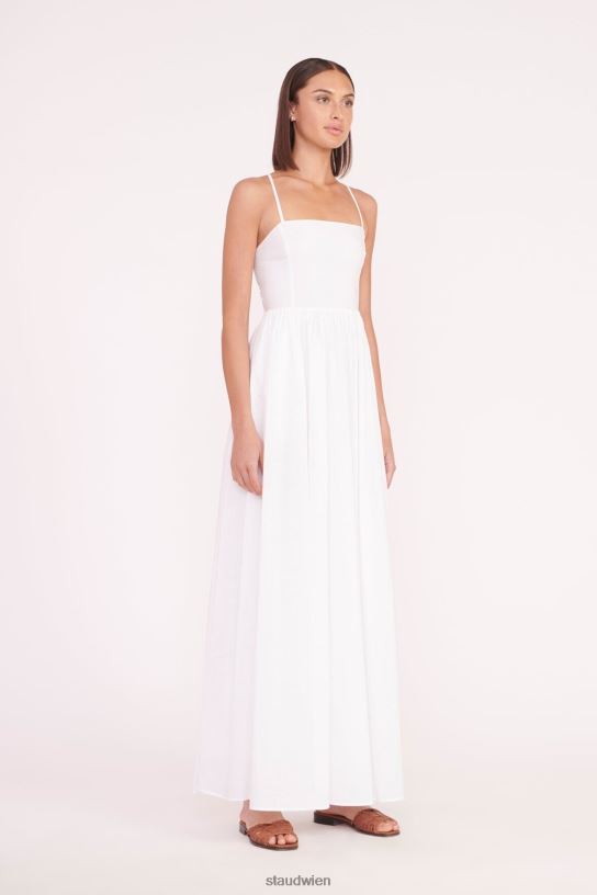 Frauen Courtney-Kleid Weiss 466Z41 STAUD Kleidung