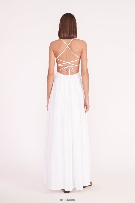 Frauen Courtney-Kleid Weiss 466Z41 STAUD Kleidung