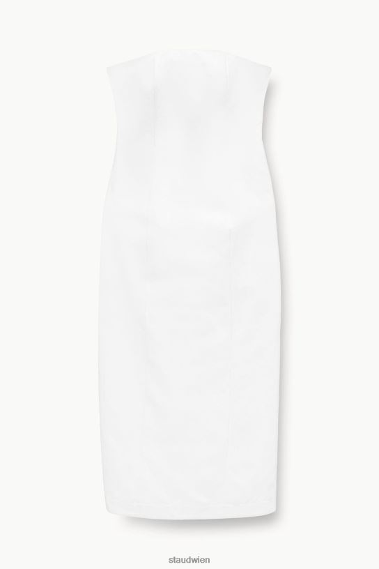 Frauen Daniela-Kleid Weiss 466Z164 STAUD Kleidung