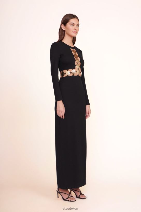 Frauen Delphine-Kleid Schwarz 466Z242 STAUD Kleidung