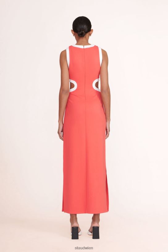 Frauen Dolce-Kleid Hibiskus weiß 466Z190 STAUD Kleidung