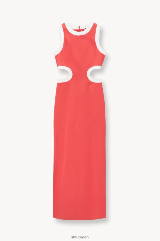 Frauen Dolce-Kleid Hibiskus weiß 466Z190 STAUD Kleidung