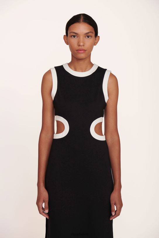Frauen Dolce-Kleid Schwarz 466Z191 STAUD Kleidung