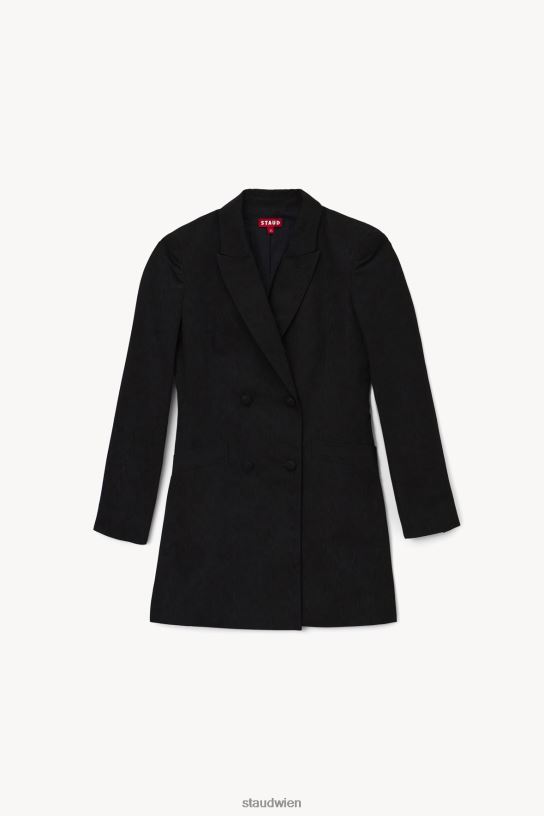 Frauen Farbton-Blazer Schwarz 466Z280 STAUD Kleidung