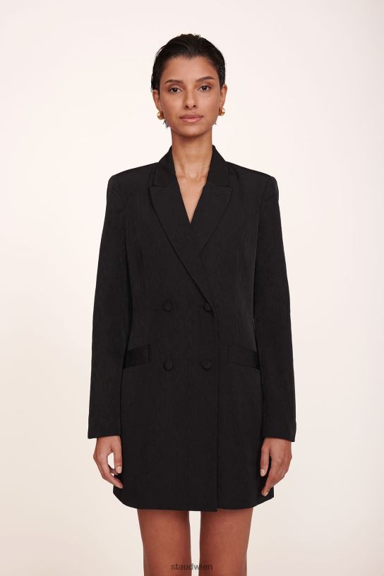 Frauen Farbton-Blazer Schwarz 466Z280 STAUD Kleidung