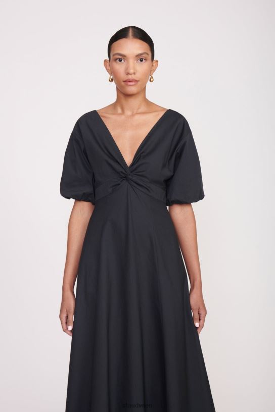 Frauen Finley-Kleid Schwarz 466Z157 STAUD Kleidung