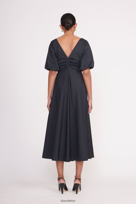 Frauen Finley-Kleid Schwarz 466Z157 STAUD Kleidung