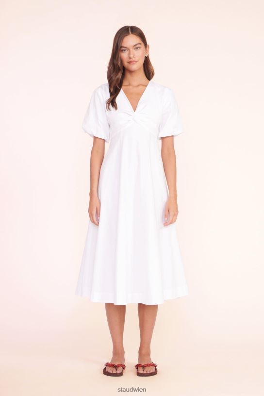 Frauen Finley-Kleid Weiss 466Z156 STAUD Kleidung
