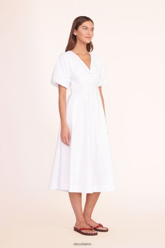 Frauen Finley-Kleid Weiss 466Z156 STAUD Kleidung
