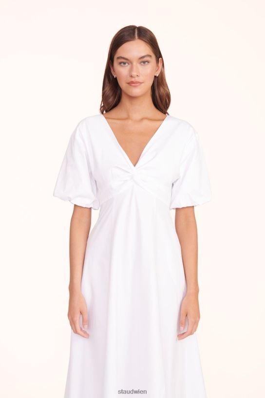 Frauen Finley-Kleid Weiss 466Z156 STAUD Kleidung