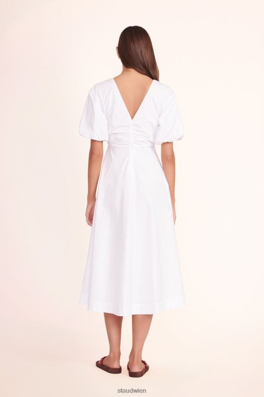 Frauen Finley-Kleid Weiss 466Z156 STAUD Kleidung