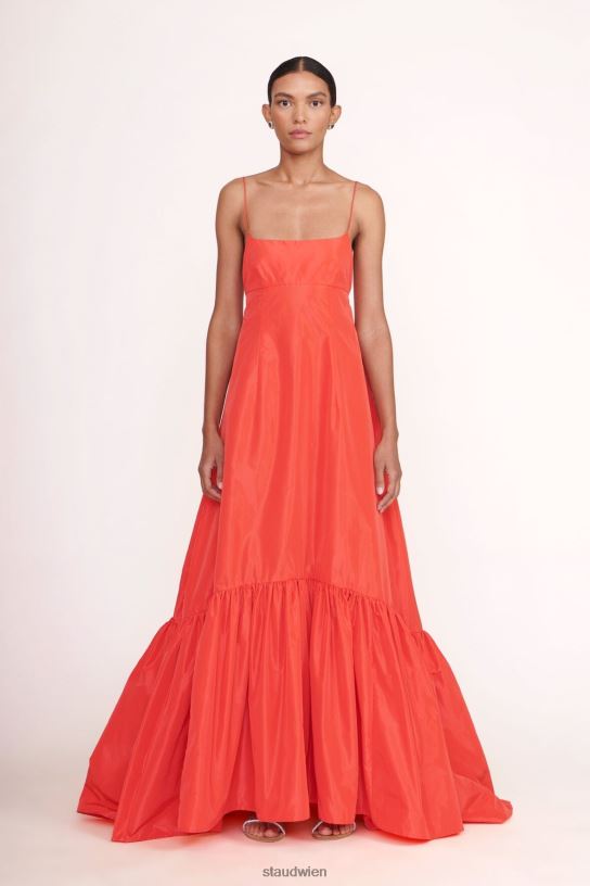 Frauen Florenz-Kleid Hibiskus 466Z175 STAUD Kleidung