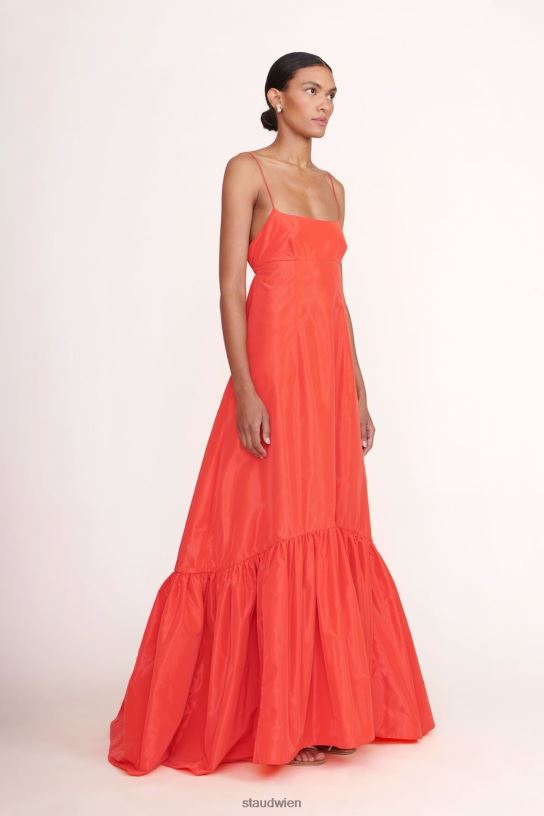 Frauen Florenz-Kleid Hibiskus 466Z175 STAUD Kleidung