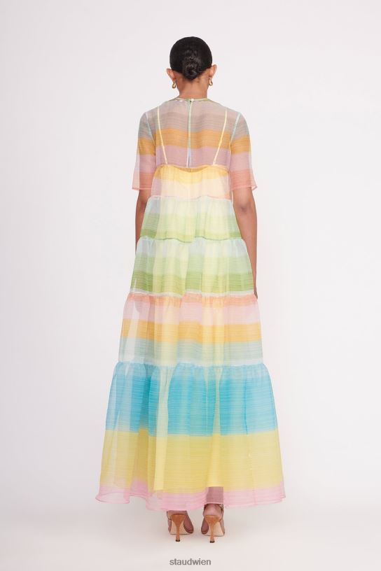 Frauen Hyazinthenkleid Küsten-Ombre 466Z100 STAUD Kleidung