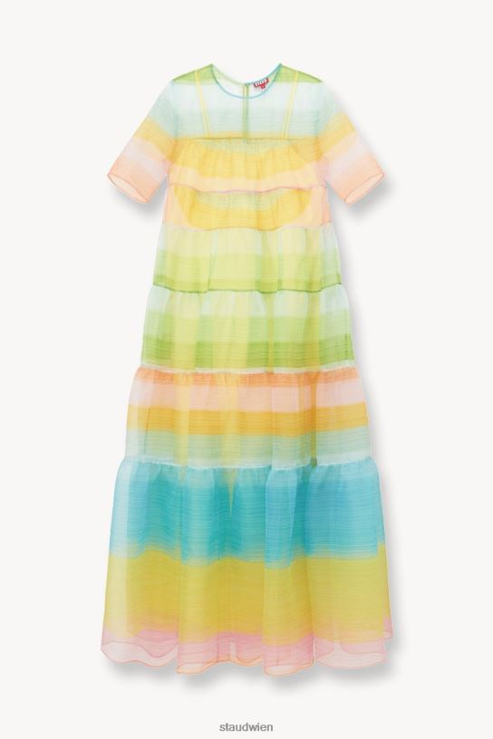 Frauen Hyazinthenkleid Küsten-Ombre 466Z100 STAUD Kleidung