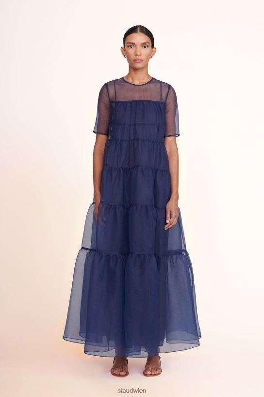 Frauen Hyazinthenkleid Marine 466Z103 STAUD Kleidung