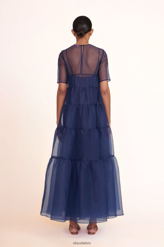 Frauen Hyazinthenkleid Marine 466Z103 STAUD Kleidung