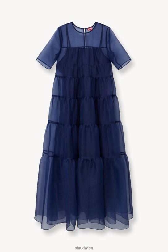 Frauen Hyazinthenkleid Marine 466Z103 STAUD Kleidung