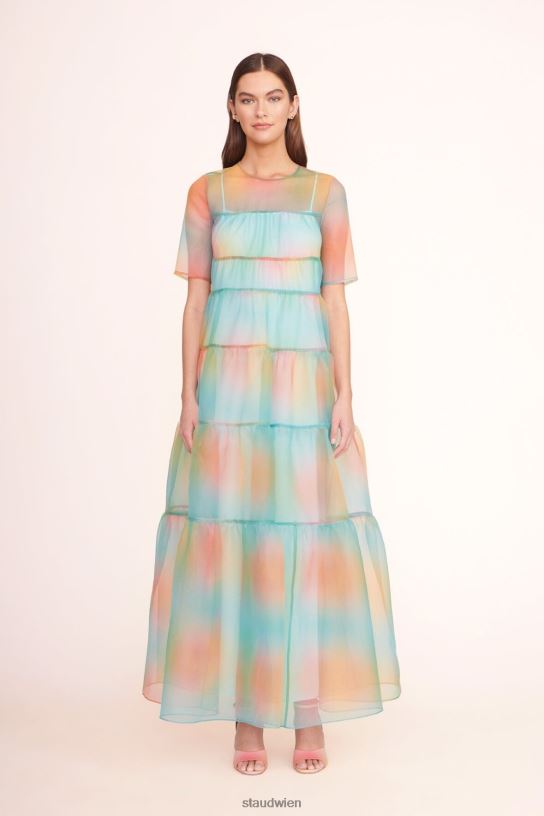 Frauen Hyazinthenkleid Multi-Aura 466Z101 STAUD Kleidung