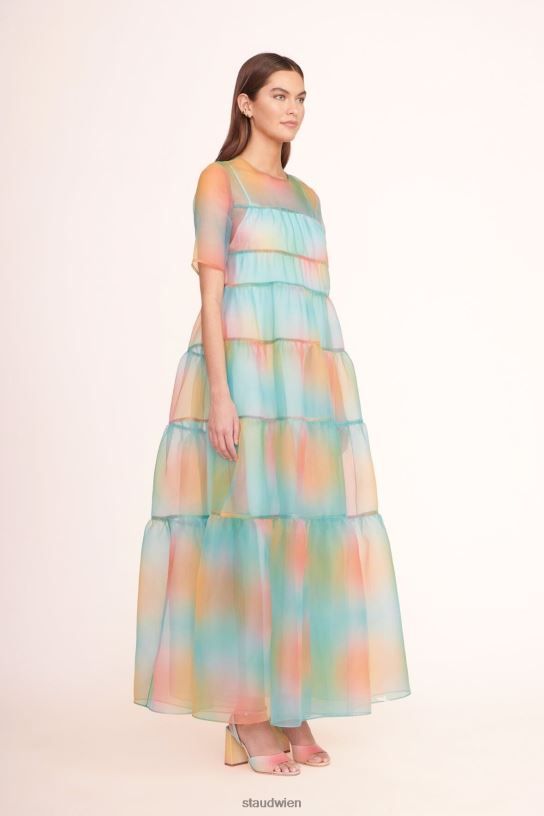 Frauen Hyazinthenkleid Multi-Aura 466Z101 STAUD Kleidung