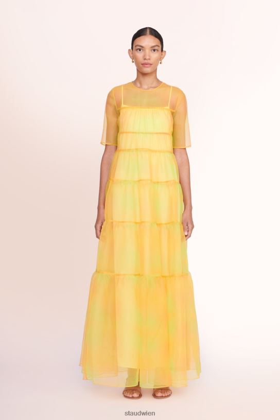 Frauen Hyazinthenkleid Multi-Sonnenstrahl 466Z102 STAUD Kleidung