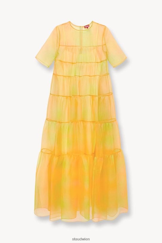 Frauen Hyazinthenkleid Multi-Sonnenstrahl 466Z102 STAUD Kleidung