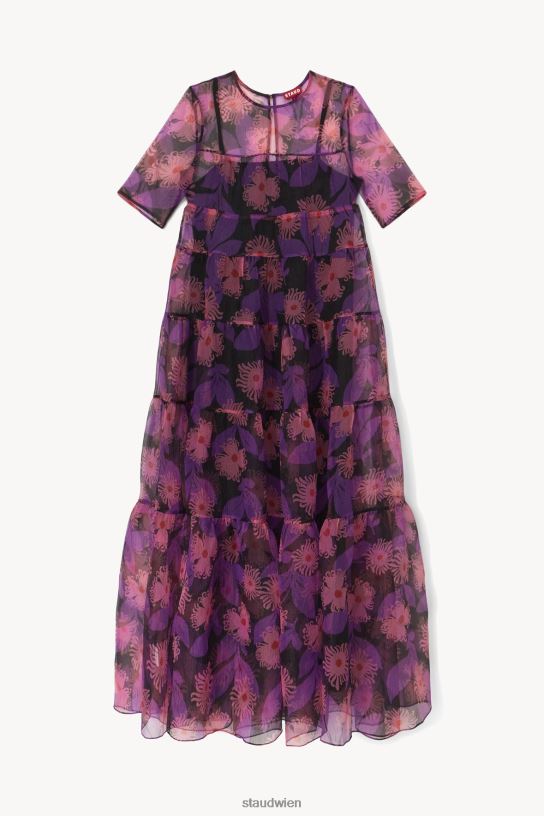 Frauen Hyazinthenkleid Quarzsäure blumig 466Z104 STAUD Kleidung