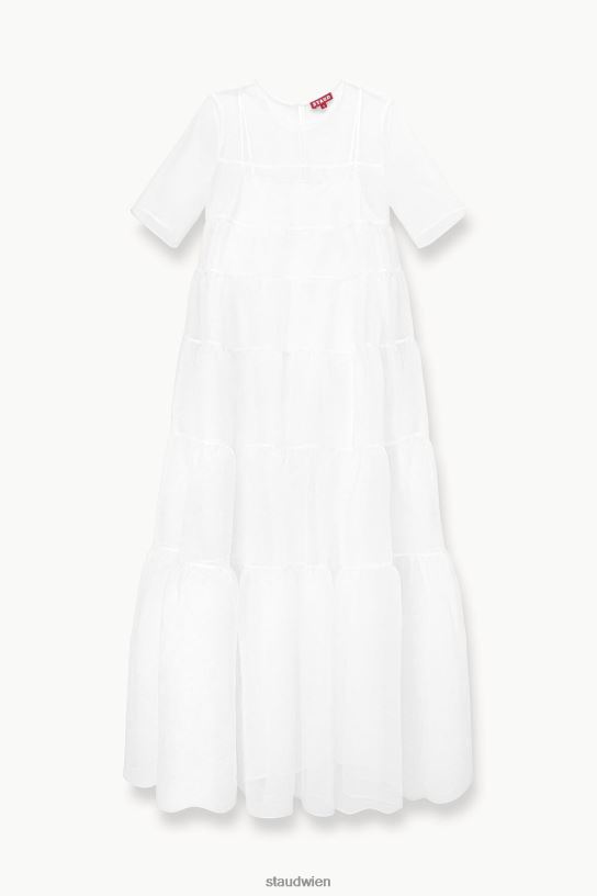 Frauen Hyazinthenkleid Weiss 466Z106 STAUD Kleidung
