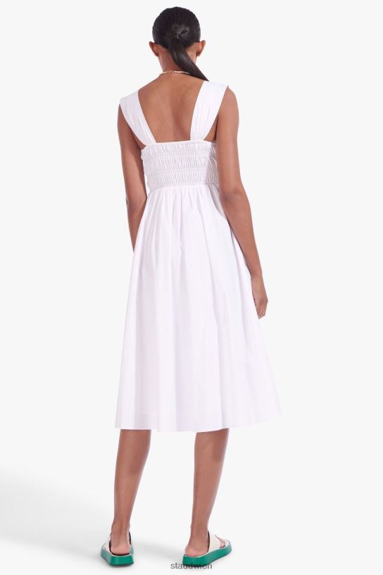 Frauen Ida-Kleid Weiss 466Z308 STAUD Kleidung