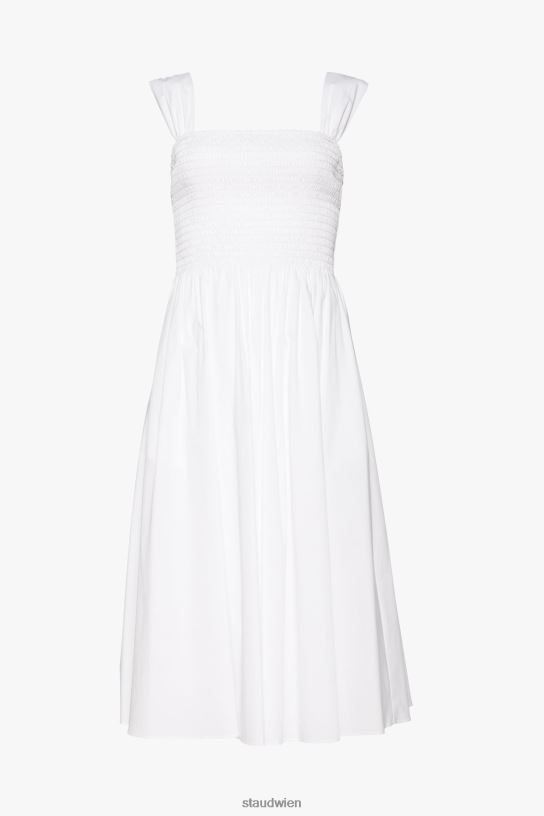 Frauen Ida-Kleid Weiss 466Z308 STAUD Kleidung