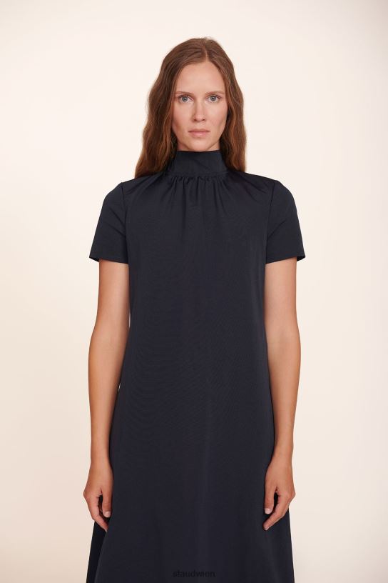 Frauen Ilana-Kleid Marine 466Z233 STAUD Kleidung