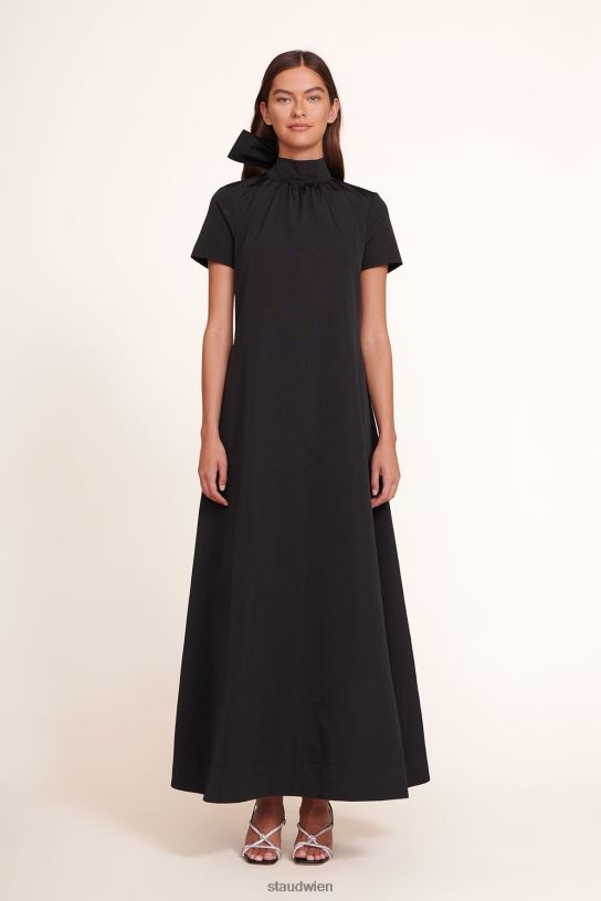 Frauen Ilana-Kleid Schwarz 466Z236 STAUD Kleidung