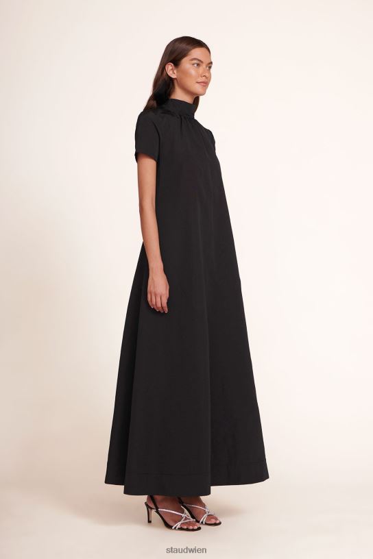 Frauen Ilana-Kleid Schwarz 466Z236 STAUD Kleidung